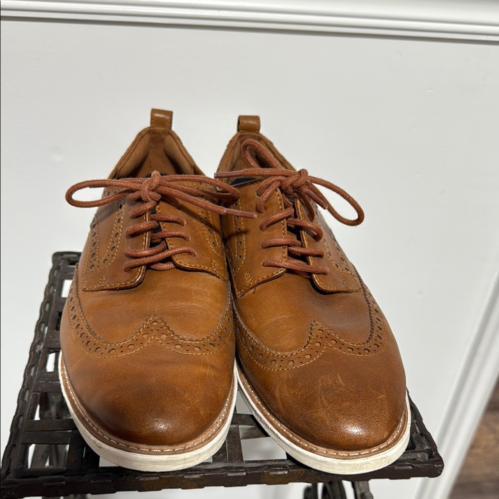 Classic Brown Leather Brogues